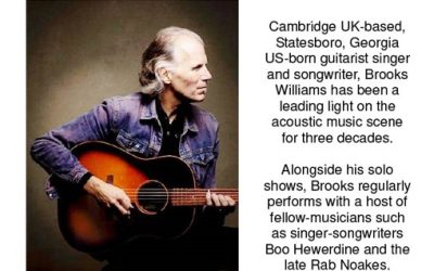 Brooks Williams this Saturday – presented by St Boswells Live!
