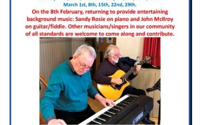 Wednesday Warmup, 8th Feb. featuring Sandy Rosie, John Mcilroy & others