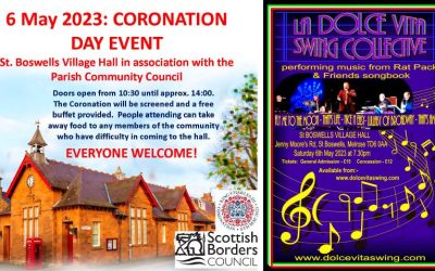 Coronation Day in the Village Hall, Saturday 6th