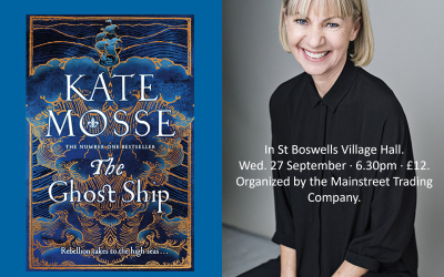 Reminder! Kate Mosse in the Hall, 27 September