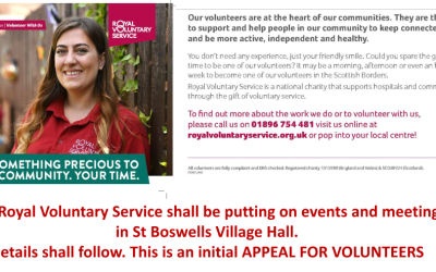 Royal Voluntary Service in the hall