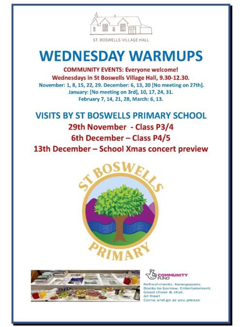 Wednesday Warmups – school visits