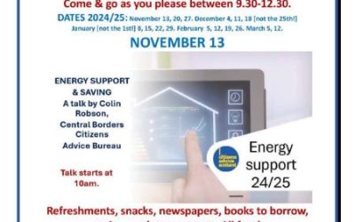 Nov. 13 Warmup: Energy Support and Saving, CAB talk