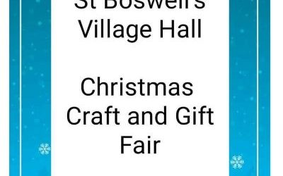 Sat. 30 November, Craft Fair in the village hall