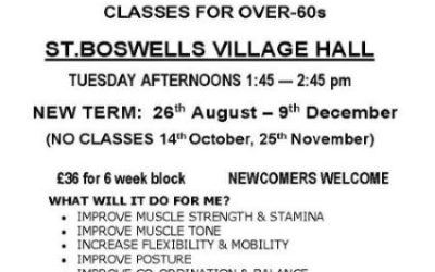 EXTEND exercise classes restarting in village hall