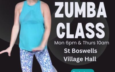 Zumba class, Village Hall: Mon.6pm & Thurs.10am