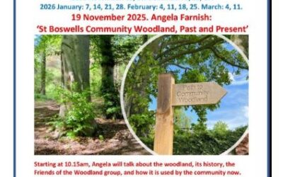 Angela Farnish, talk on ST BOSWELLS COMMUNITY WOODLAND, Wednesday Warmup 19 November