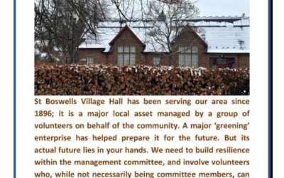 St Boswells Village Hall: an appeal for support